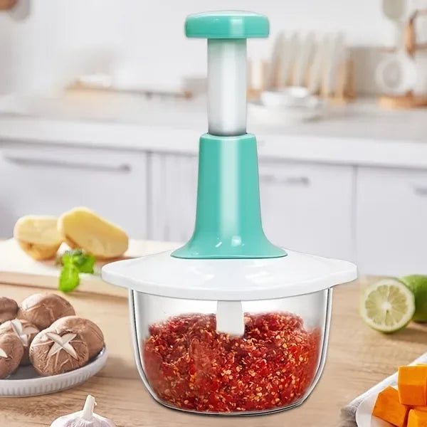 1pc; Manual Vegetable Chopper; Creative Garlic Masher; Reusable Meat Grinder; Household Kitchen Mini Food Chopper